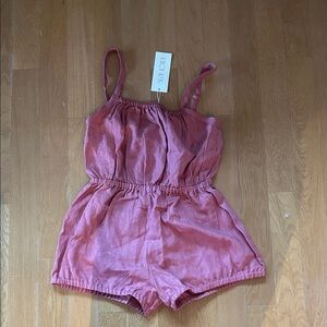 Suzi Kondi Kids Dusty Pink Romper